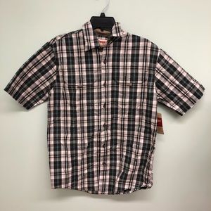 Wrangler | Men’s Plaid Short Sleeve Shirt | Small